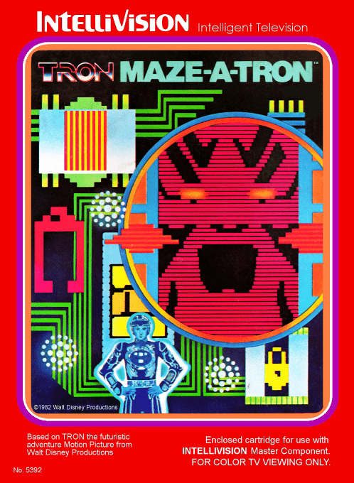 Tron - Maze-a-tron box art
