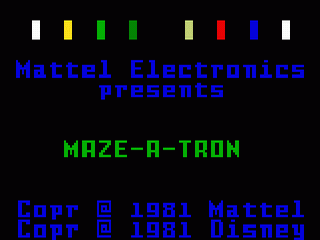 Tron - Maze-a-tron — sstitle (WOR)