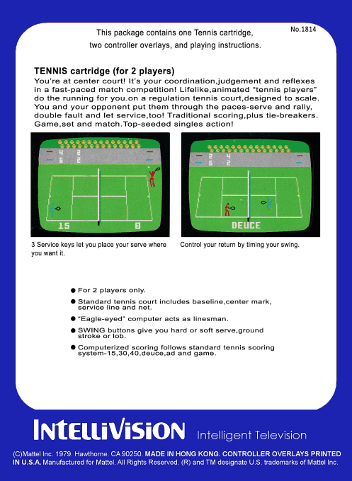 Tennis — box-2D-back (WOR)