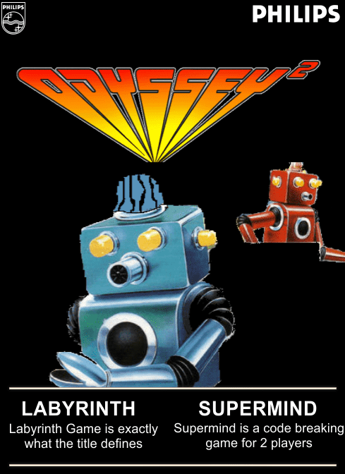 Labyrinth Game + Supermind, A box art