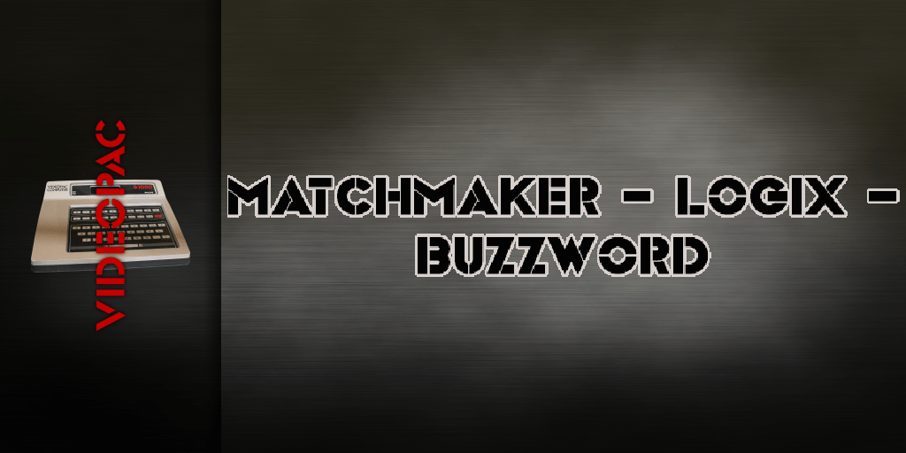 Matchmaker + Logix + Buzzword — screenmarquee (FR)