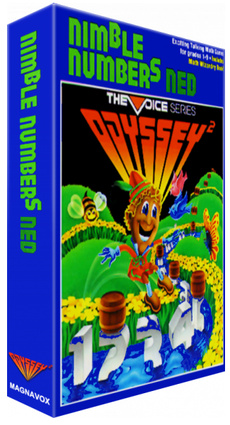 Nimble Numbers Ned — box-3D (US)