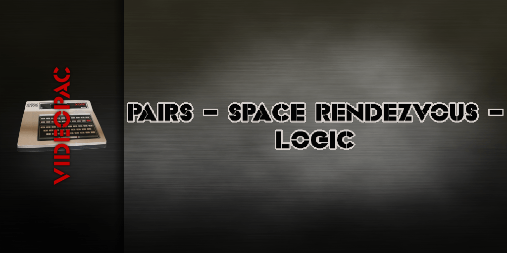 Pairs + Space Rendezvous + Logic — screenmarquee (FR)