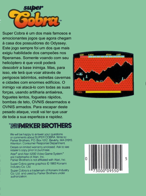 Super Cobra — box-2D-back (BR)