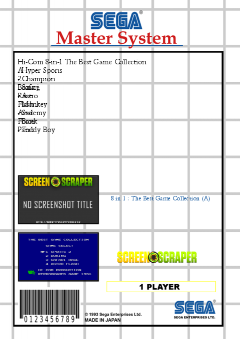 8 in 1 - The Best Game Collection — box-2D-back (SS)