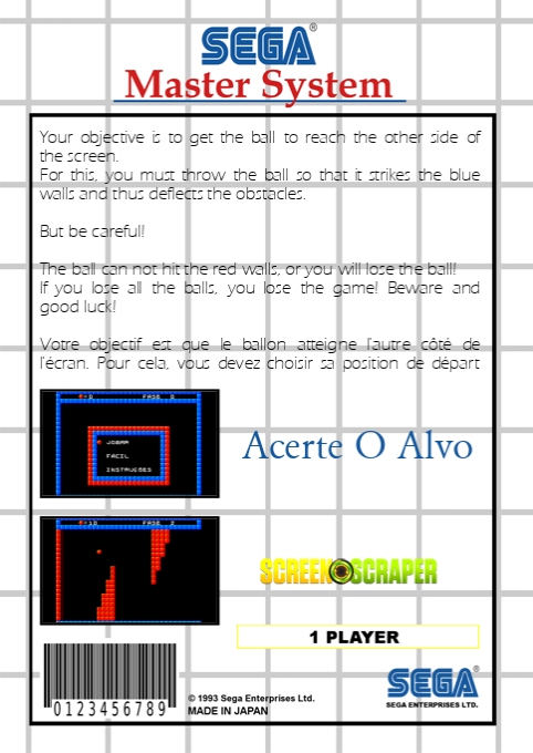 Acerte O Alvo — box-2D-back (SS)