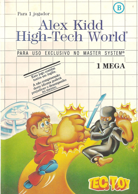 Alex Kidd - High-tech World — box-2D (BR)
