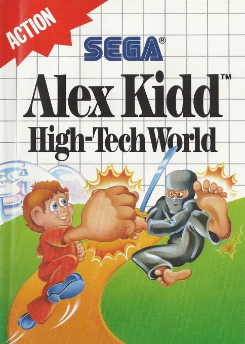 Alex Kidd - High-tech World box art