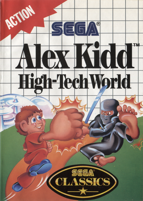 Alex Kidd - High-tech World — box-2D (AU)