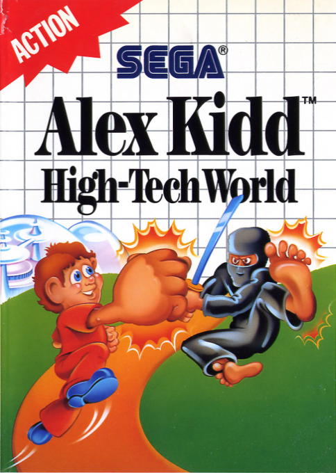 Alex Kidd - High-tech World — box-2D (EU)