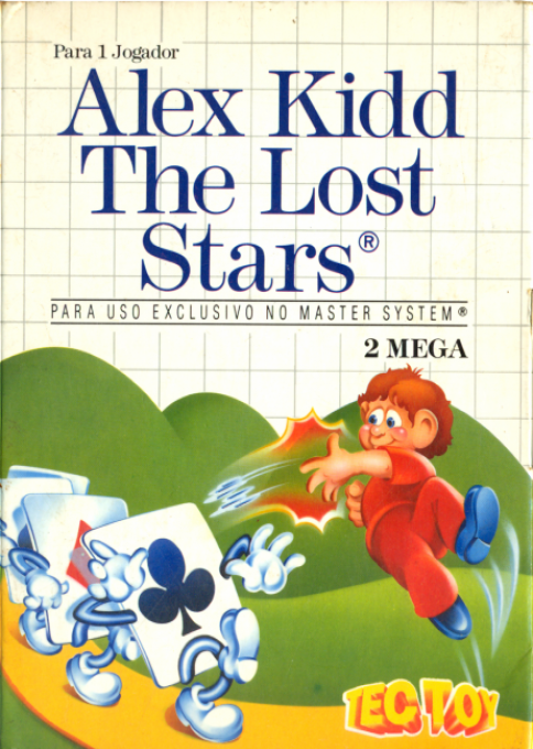 Alex Kidd - The Lost Stars — box-2D (BR)