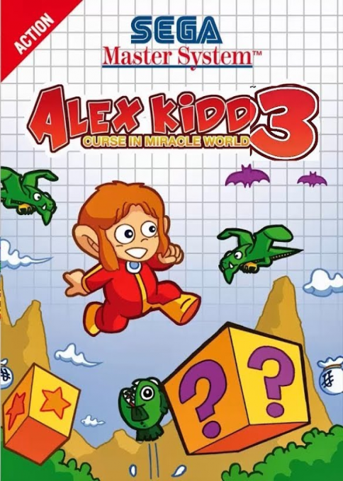 Alex Kidd 3 - Curse in Miracle World — box-2D (FR)
