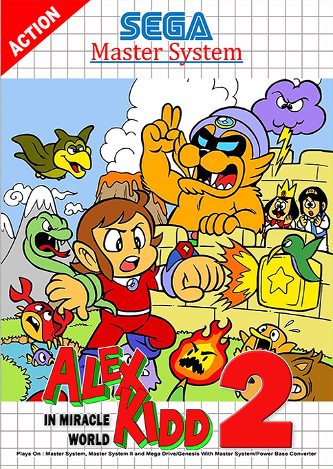 Alex Kidd In Miracle World 2 box art