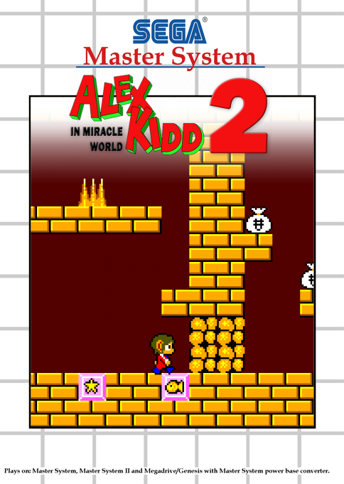 Alex Kidd In Miracle World 2 — box-2D (SS)