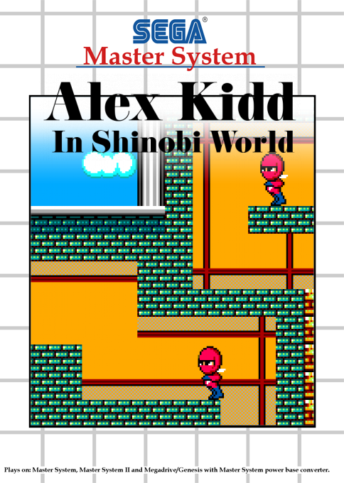 Alex Kidd In Shinobi World — box-2D (SS)