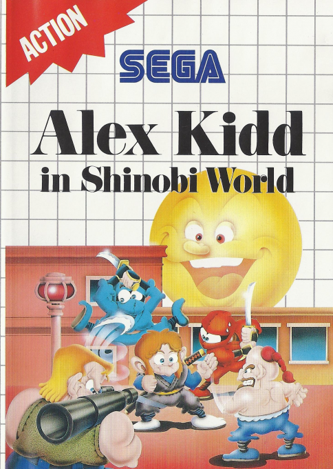 Alex Kidd In Shinobi World box art
