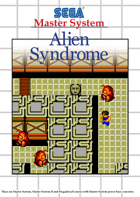 Alien Syndrome — box-2D (SS)