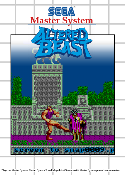 Altered Beast — box-2D (SS)