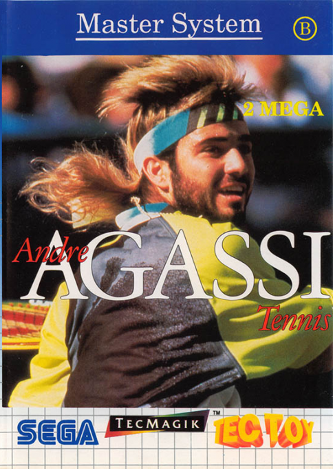 Andre Agassi Tennis — box-2D (BR)