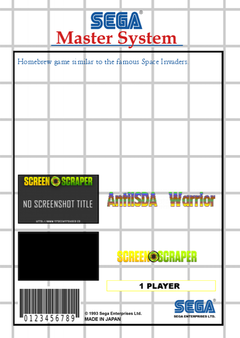 AntiISDA Warrior — box-2D-back (SS)