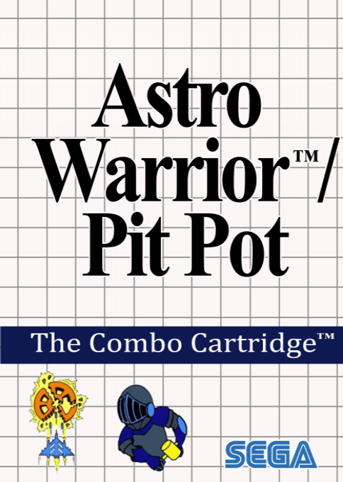 Astro Warrior and  Pit Pot box art