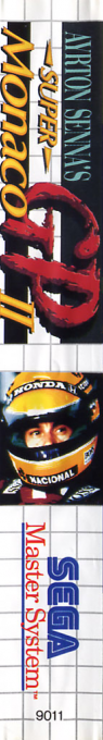 Ayrton Senna's Super Monaco Gp 2 — box-2D-side (EU)
