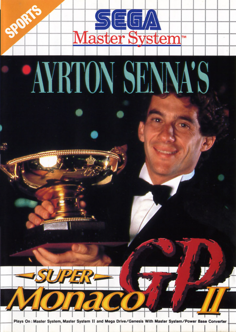 Ayrton Senna's Super Monaco Gp 2 box art