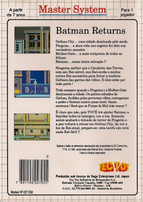 Batman Returns — box-2D-back (BR)