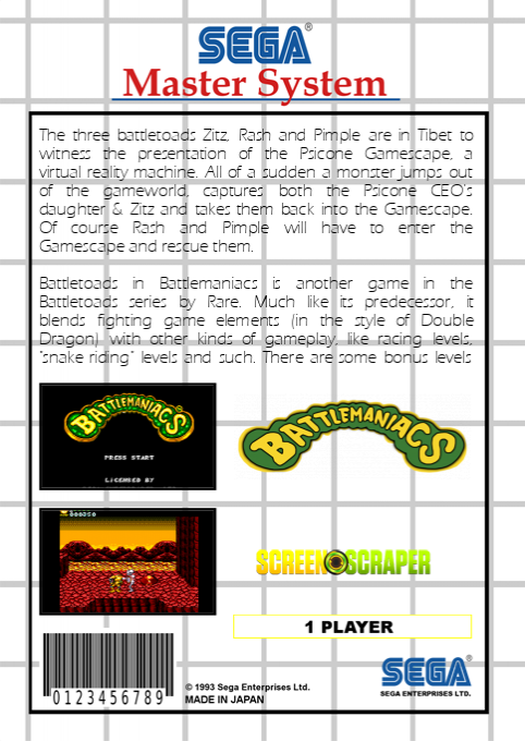 Battlemaniacs — box-2D-back (SS)