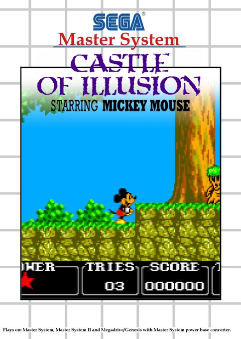 Castle Of Illusion Starring Mickey Mouse — box-2D (SS)