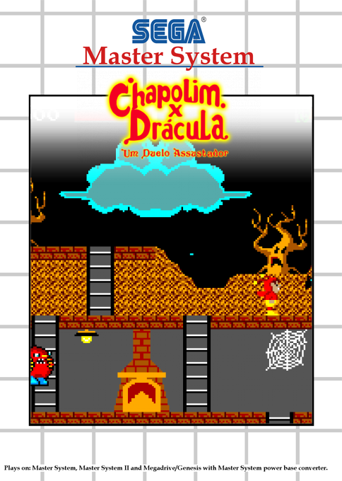 Chapolim X Drácula - Um Duelo Assustador — box-2D (SS)