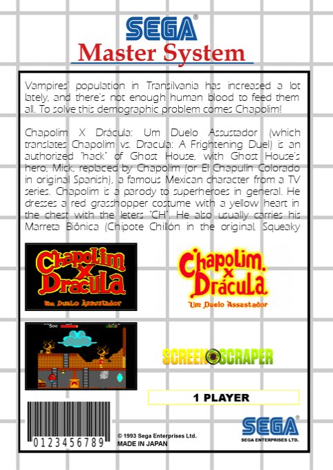 Chapolim X Drácula - Um Duelo Assustador — box-2D-back (SS)