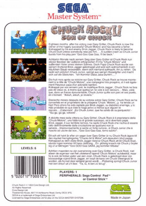 Chuck Rock 2 - Son Of Chuck — box-2D-back (EU)