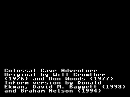 Colossal Cave Adventure - SAM Edition — sstitle (WOR)