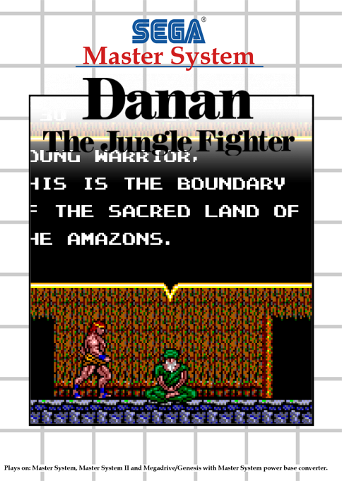 Danan The Jungle Fighter — box-2D (SS)