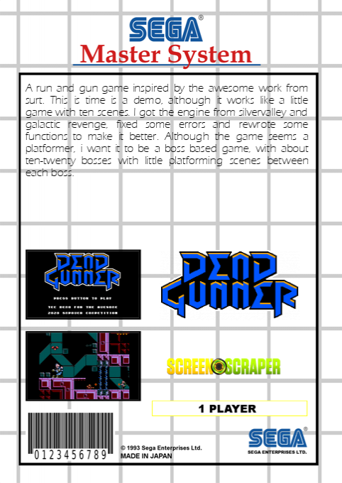 Dead Gunner — box-2D-back (SS)