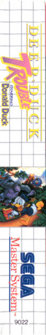 Deep Duck Trouble Starring Donald Duck — box-2D-side (EU)