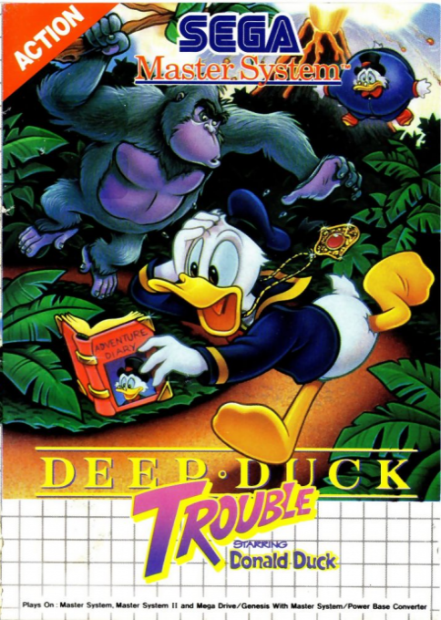 Deep Duck Trouble Starring Donald Duck — box-2D (AU)