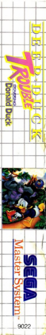 Deep Duck Trouble Starring Donald Duck — box-2D-side (AU)