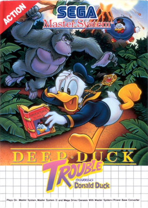 Deep Duck Trouble Starring Donald Duck box art