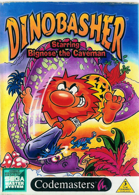 Dinobasher Starring Bignose The Caveman box art