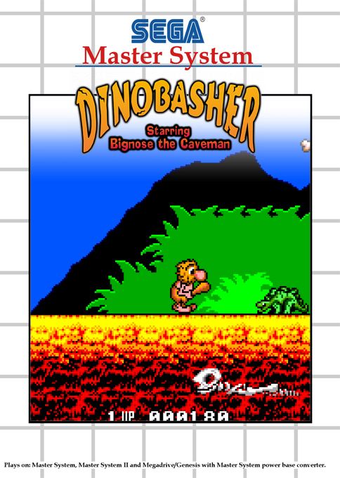 Dinobasher Starring Bignose The Caveman — box-2D (SS)