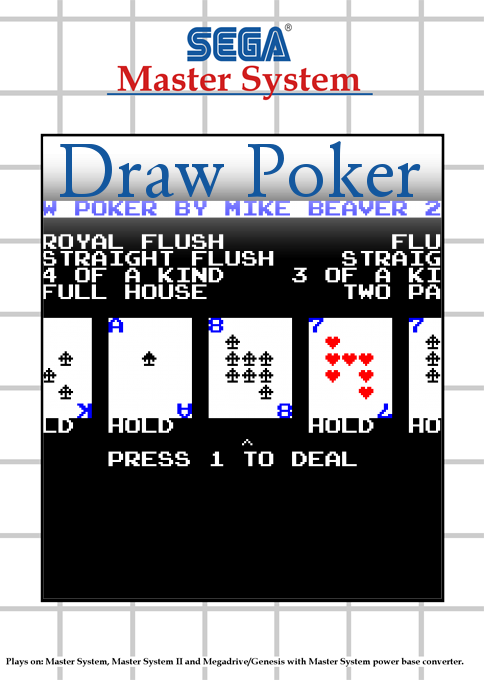 Draw Poker box art
