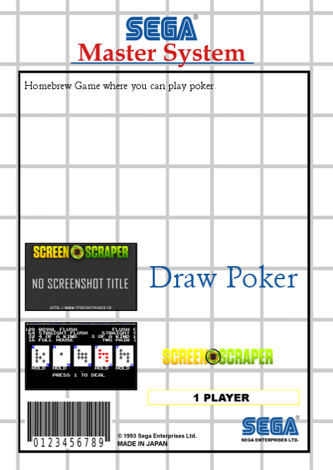 Draw Poker — box-2D-back (SS)