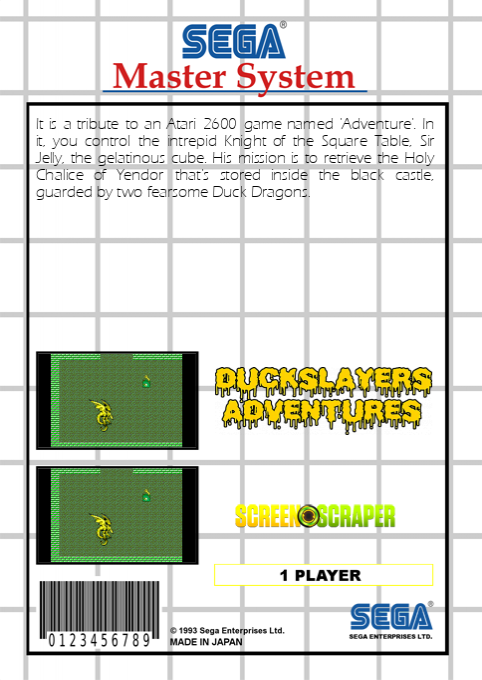 Duckslayer Adventures — box-2D-back (SS)
