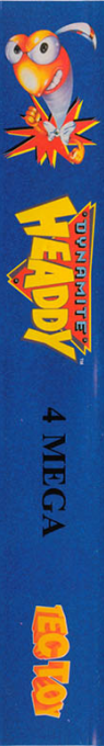 Dynamite Headdy — box-2D-side (BR)