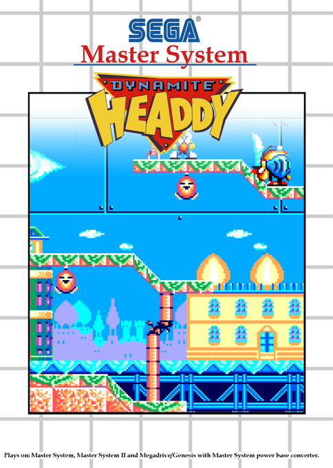 Dynamite Headdy — box-2D (SS)