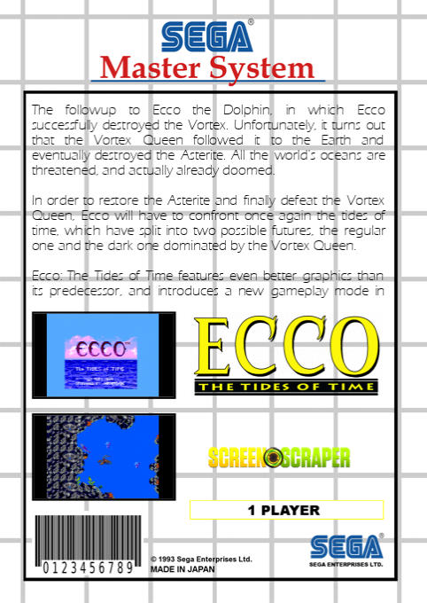 Ecco - The Tides Of Time — box-2D-back (SS)