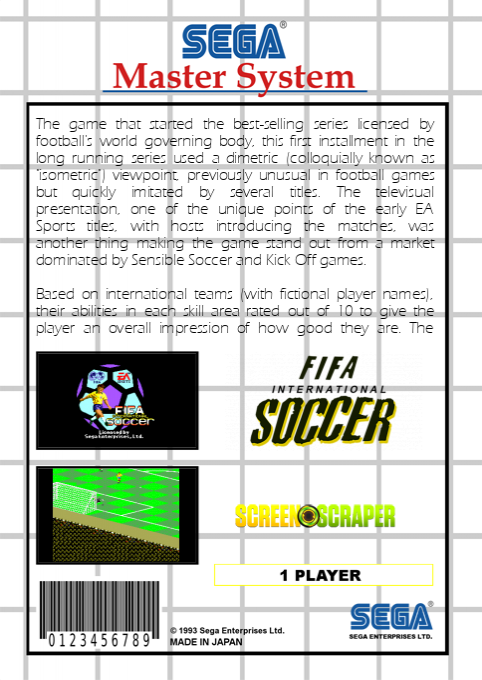 Fifa International Soccer — box-2D-back (SS)