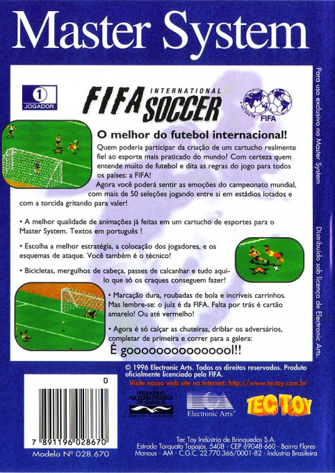 Fifa International Soccer — box-2D-back (BR)